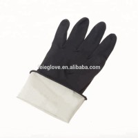 50-200g industrial black rubber glove